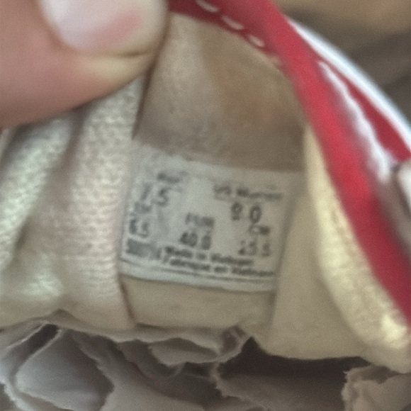 Vans Red and White Checkered Unisex Old Skool Skate Shoes Size 9.0 - Picture 8 of 8